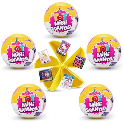 5 Surprise Toy Mini Brands Series 3 Mystery Capsule Real Miniature Brands Collectable Toy (5 Pack)