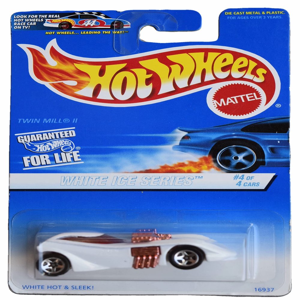 Hot Wheels Twin Mill II, White Ice Series 4 of 4