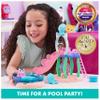 Gabby's Dollhouse, Purr-ific Pool Playset with Gabby and Mercat Figures, Color-Changing Mermaid Tails and Pool Accessories Kids Toys for Ages 3 and Up view 2