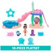 Gabby's Dollhouse, Purr-ific Pool Playset with Gabby and Mercat Figures, Color-Changing Mermaid Tails and Pool Accessories Kids Toys for Ages 3 and Up view 3