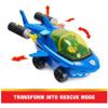 Paw Patrol Aqua Pups, Chase Transforming Shark Vehicle with Collectible Action Figure, Kids Toys for Ages 3 and up view 3