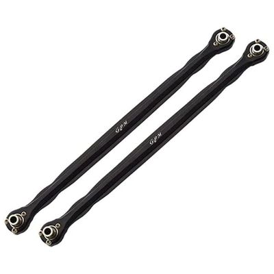 GPM 2Pc Set Upgrades Aluminium 6061-T6 Front Steering Rod for X-Maxx 8S (Widemaxx) (Black)