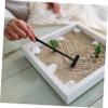 6pcs Mini Zen Garden Kit Black Rake Meditation Sand Zen Garden Tools Accessories for Adults Table Office Relaxation view 4