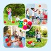 EVERICH TOY Balls for Toddlers 1-3, 7 Pcs 5" Playground Balls for Kids, Soft Rubber Small Sports Ball Set with Football, Basketball, Soccer, Indoor Outdoor Toddler Toys Games Gifts for Boys Girls view 2