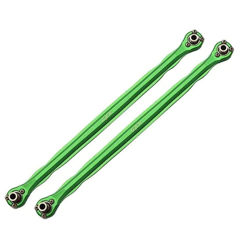 GPM 2Pc Set Upgrades Aluminium 6061-T6 Front Steering Rod for X-Maxx 8S (Widemaxx) (Green)