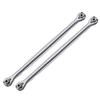 GPM 2Pc Set Upgrades Aluminium 6061-T6 Front Steering Rod for X-Maxx 8S (Widemaxx) (Silver) view 1