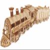 3D Wooden Puzzle - DIY Mechanical Steam Train Model Kits - Wood Crafts Vehicle Building Model - Wooden STEM Brain Teaser Puzzle - Steam Train Christmas Birthday Gifts for Adults & Teens view 1