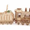 3D Wooden Puzzle - DIY Mechanical Steam Train Model Kits - Wood Crafts Vehicle Building Model - Wooden STEM Brain Teaser Puzzle - Steam Train Christmas Birthday Gifts for Adults & Teens view 3