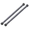 GPM 2Pc Set Upgrades Aluminium 6061-T6 Front Steering Rod for X-Maxx 8S (Widemaxx) (Gray) view 1
