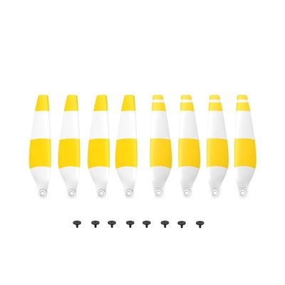 8pcs Propellers for DJI Mini 3 Pro Drone 6030F Prop Accessories Less Lower Noise Reduction Quick Release Propeller (Yellow and White 8)