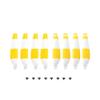8pcs Propellers for DJI Mini 3 Pro Drone 6030F Prop Accessories Less Lower Noise Reduction Quick Release Propeller (Yellow and White 8) view 1