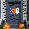 60 PCS Halloween 3D Bats Halloween Scary Bat Sticker Realistic Wall Stickers Halloween Party Decoration Supplies Home Decor Halloween Party DIY Kit view 2