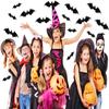 60 PCS Halloween 3D Bats Halloween Scary Bat Sticker Realistic Wall Stickers Halloween Party Decoration Supplies Home Decor Halloween Party DIY Kit view 3