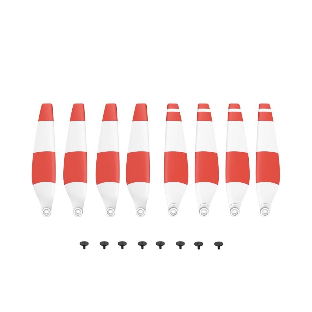8pcs Propellers for DJI Mini 3 Pro Drone 6030F Prop Accessories Less Lower Noise Reduction Quick Release Propeller (red and White 8)
