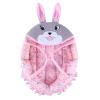 Rakki Dolli Doll Carry Cot Doll Carry Crib Doll Carrier with Fashion Embroidered Rabbit Face, Fits for 16 18 American Girl Dolls view 1