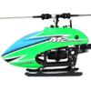 L-MA Precision Alu Carbon Fiber Landing Gear Set for OMPHOBBY M2 EXP/OMPHOBBY M2 V2 6CH RC Helicopter for Adults(Orange/Silver/Yellow/Green) (Green) view 2