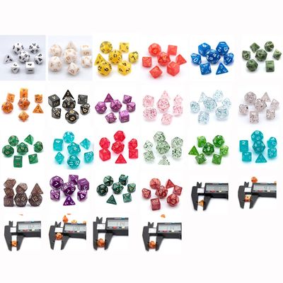 HS 154 Mini DND Dice Set Polyhedral Dice Set for Dungeon and Dragons MTG RPG D&D D20 D12 D10 D8 D6 D4