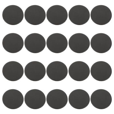 ibasenice Smooth Edge Round Plugs for Piggy Bank 20 Pcs Plastic Bank Bottom Covers