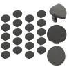 ibasenice Smooth Edge Round Plugs for Piggy Bank 20 Pcs Plastic Bank Bottom Covers view 4