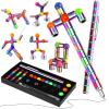 Moonhua Magnetic Fidget Pen, Upgraded Rainbow Modular Magnet Writing Tool for Adults, DIY Multifunctional Decompression Desk Toy, Unique Birthday Gift for Office, Holiday Present for 14 Years and Up view 1