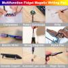 Moonhua Magnetic Fidget Pen, Upgraded Rainbow Modular Magnet Writing Tool for Adults, DIY Multifunctional Decompression Desk Toy, Unique Birthday Gift for Office, Holiday Present for 14 Years and Up view 4