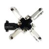STASRC Aeolian CNC Metal 4-Blades Tail Rotor Set for Align trex 600 700 RC Helicopter view 2