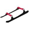 L-MA Precision Alu Carbon Fiber Landing Gear Set for OMPHOBBY M1 RC Helicopters Dual Brushless Motors Mini RC Helicopter for Adults (Silver/Orange/Purple/Yellow) (Purple) view 1