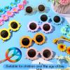 Cindeer 36 Pcs Retro Flower Sunglasses Daisy Flower Headbands Peace Sign Necklace Set, Groovy Party Decorations Hippie Costume Accessories 60s 70s Party Favors for Kids view 4