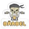 12 Motorbike Skull Stickers Brbel (2pcs 5.5inch, 4pcs 2.5inch, 6pcs 1.8inch) view 1