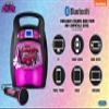 eKids That Girl Lay Lay Karaoke Machine for Kids, Bluetooth Speaker with Microphone and Karaoke Recorder to Save and Share Performances via USB Port, Black view 4