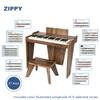 ZIPPY Kids Piano Keyboard, 37 Keys Digital Piano for Kids, Music Educational Instrument Toy, Wood Piano for 3+ Girls and Boys (Walnut Basic) view 3