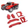Bumper Replacement Set, RC 1/18 Aluminum Alloy RC Front Rear Bumpers Plates Upgrade Parts for Latrax Teton 1/18(Red) view 1