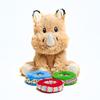 Cuddle Barn - Ring-O-Round Remi | Animated Interactive Stuffed Animal Rhino Plush Toy Plays Song and Comes with Plush Rings, 11" view 1
