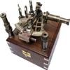 WOANIN Brass Nautical Sextant J Scott London Vintage Antique Astrolabe Ship Navigation Instrument Celestial & Nautical Sextant with Two Extra Sighting Telescope (Personalized, 6" Inch) view 3