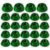 L-MA Precision Aluminum C-Washer Set for OMPHOBBY M2 V2 / M2 EXP 6CH RC Helicopter for Adults (Orange/Silver/Green) (Green) view 1