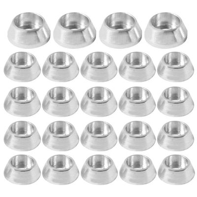 L-MA Precision Aluminum C-Washer Set for OMPHOBBY M2 V2 / M2 EXP 6CH RC Helicopter for Adults (Orange/Silver/Green) (Silver)