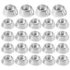 L-MA Precision Aluminum C-Washer Set for OMPHOBBY M2 V2 / M2 EXP 6CH RC Helicopter for Adults (Orange/Silver/Green) (Silver) view 1