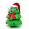Cuddle Barn - Rockin' Reggie | Animated Christmas Tree Stuffed Plush Toy, Spins and Lights Up to Rockin' Around The Christmas Tree, 11 Inches view 4