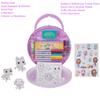 Gabbys Dollhouse Coloring & Sticker Activity Set for Kids with Travel Carrying Case view 2