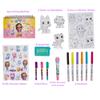 Gabbys Dollhouse Coloring & Sticker Activity Set for Kids with Travel Carrying Case view 4