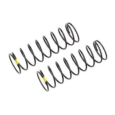 Team Associated 13mm Rear Shock Springs, Yellow 2.3lb/in, L61, ASC91951