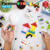 PicassoTiles 100PC Mini Magnetic Cube Puzzle + Toys Carrying Case - 0.5 Mix & Match Sensory Construction Toy, Magnetic Tile Block Travel Bag, Waterproof Oxford Cloth Storage Organizer Box view 3