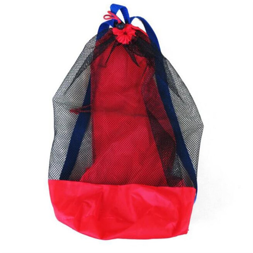 DAMAJI Beach Toy Mesh Beach Bag Kids Shell Collecting Bag Beach Sand Toy Seashell Bag for Holding Shells Beach Toys Sand Toys Swimming Accessories for Boys Girls