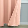 Mrs.Naturall Blush Pink Blackout Curtains for Bedroom 96 Length,2 Panel Set Grommet Extra Long Room Darkening Curtains for Kids Girls Room Living Room,52x96 Inches Long,Peach Pink view 4