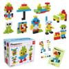 PicassoTiles Magnetic Puzzle Cube + Mini Diamond Series, 100pc 0.5 Pixel Mix & Match Cubes Sensory Toys STEAM Education Learning Building Block, 80 Piece Travel Size On-The-Go Magnetic Building Block view 2