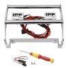 Rchobbytop Silver RC Metal Front Bumper w/LED Lights for TRX-4 Ford Bronco 1/10 Trail Crawler Truck (Include CH3 Light Controller and Screwdriver) view 1