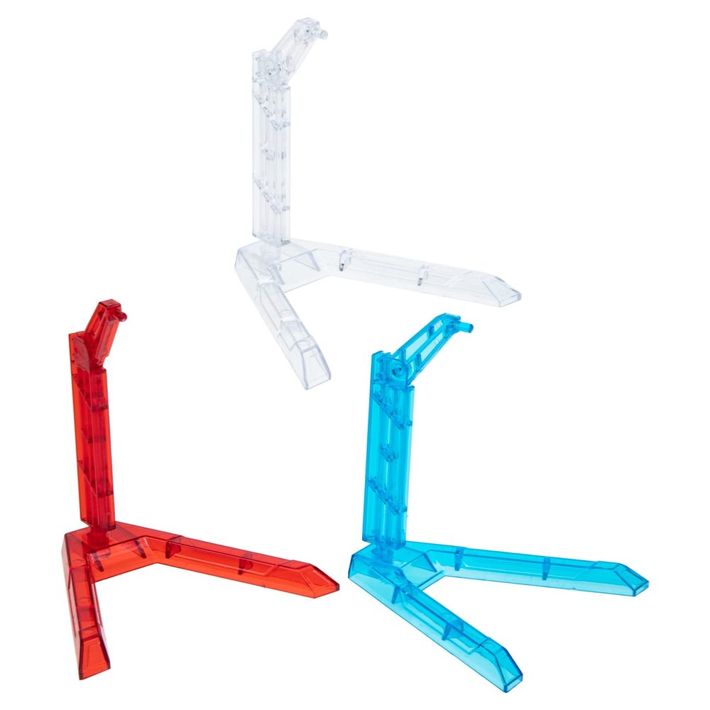 TOYANDONA 3Pcs Action Figure Stands, Action Figure Display Holder Base Doll Model Support Stand Compatible with 1/100 1/144 SD BB Toys