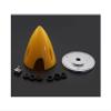 Drone Accessories Drone Propellers 8060 9060 1060 1170 Efficient 3 Blades Propeller Spinner 1/2/4PCS Three Blade Prop RC Airplane Wholesale New Replaceable (Color : Yellow for 8-9-10) view 1