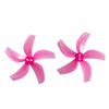 KEYESMINER Drone Accessories 4Pairs D63 63mm-5 5-Blade PC Propeller for FPV Racing Freestyle 2.5inch Cinewhoop Ducted Drones Replacement DIY Parts Replaceable (Color : 4Pairs Pink) view 1