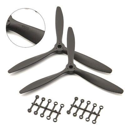 Drone Accessories Drone Propellers 8060 9060 1060 1170 Efficient 3 Blades Propeller Spinner 1/2/4PCS Three Blade Prop RC Airplane Wholesale New Replaceable (Color : 2PCS 1060)